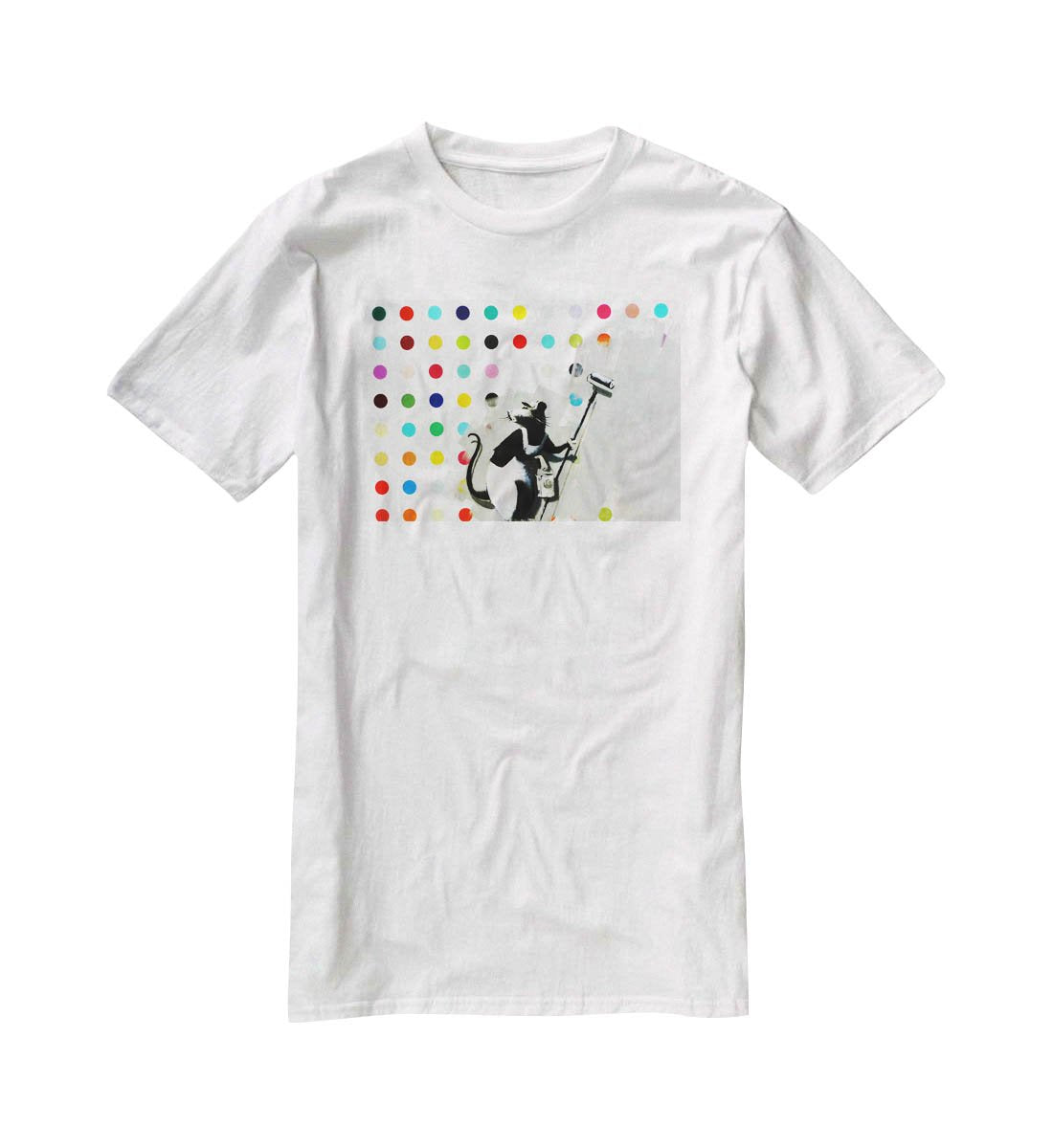 Banksy LSD Damien Hirst T-Shirt - Canvas Art Rocks - 5