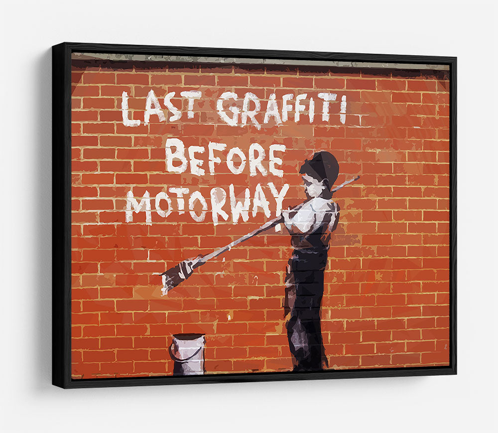 Banksy Last Graffiti Before Motorway HD Metal Print - Canvas Art Rocks - 6