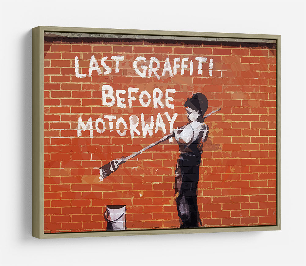Banksy Last Graffiti Before Motorway HD Metal Print - Canvas Art Rocks - 8