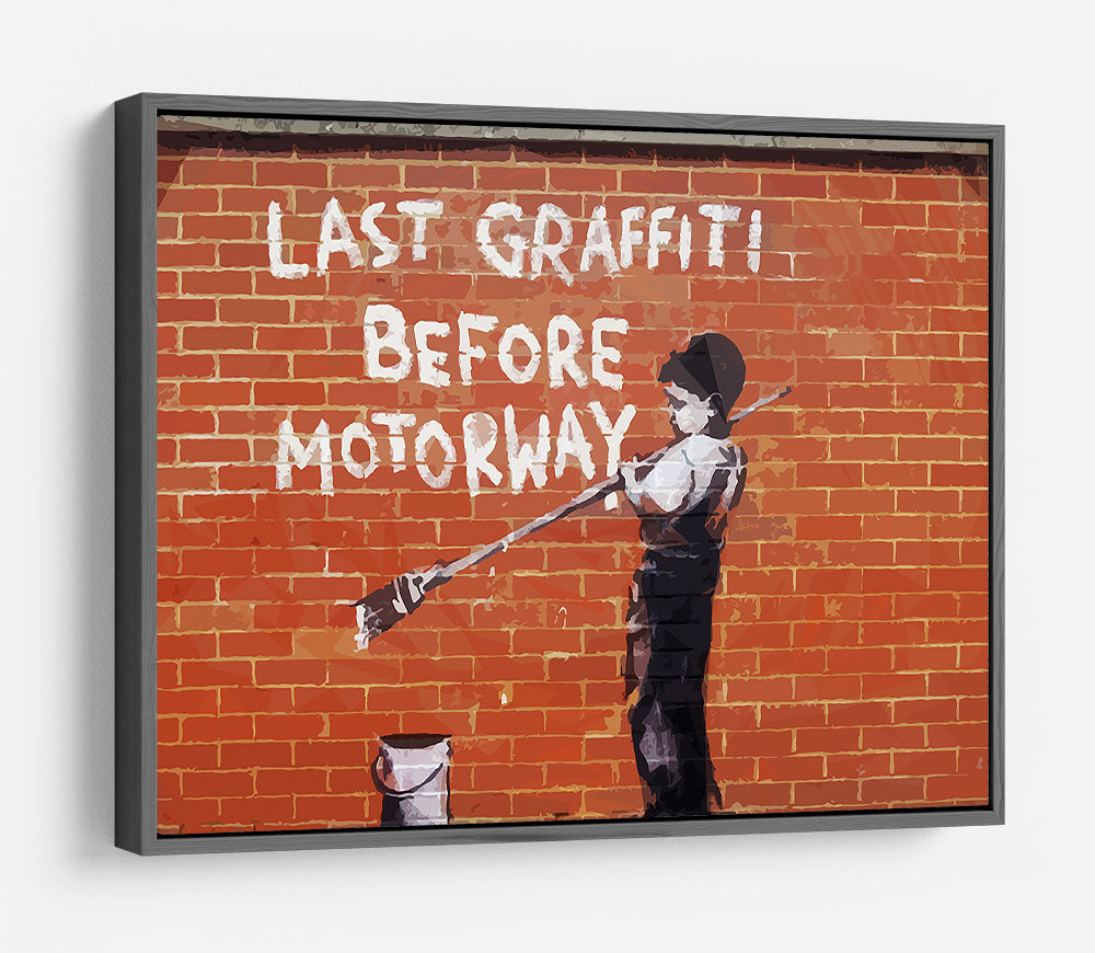 Banksy Last Graffiti Before Motorway HD Metal Print - Canvas Art Rocks - 9