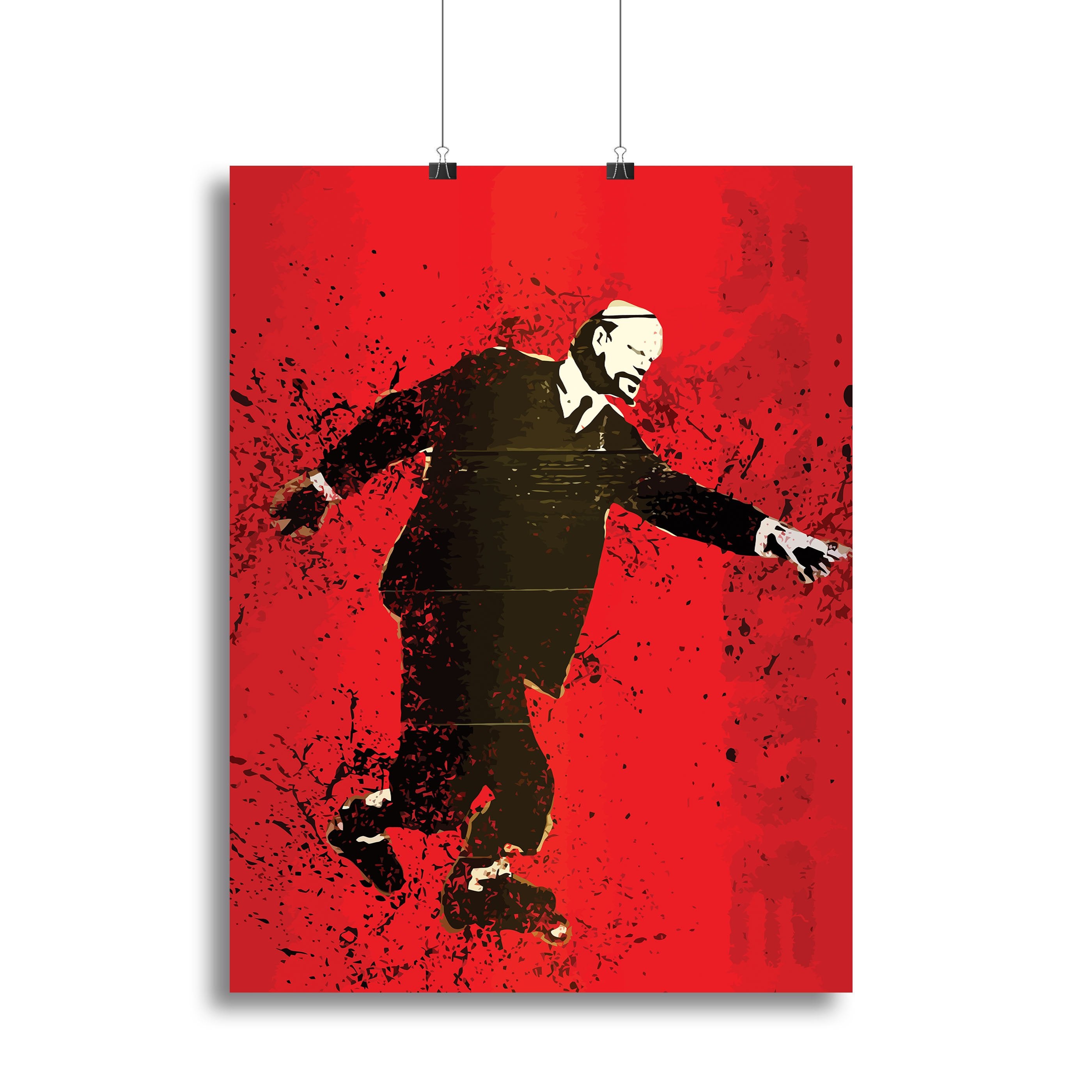 Banksy Lenin on Roller Blades Canvas Print or Poster