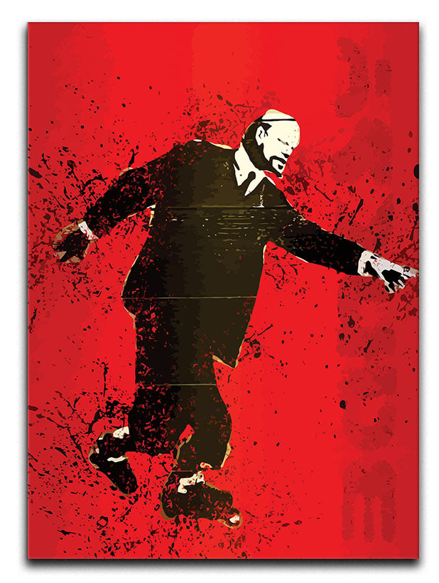 Banksy Lenin on Roller Blades Canvas Print or Poster - Canvas Art Rocks - 1