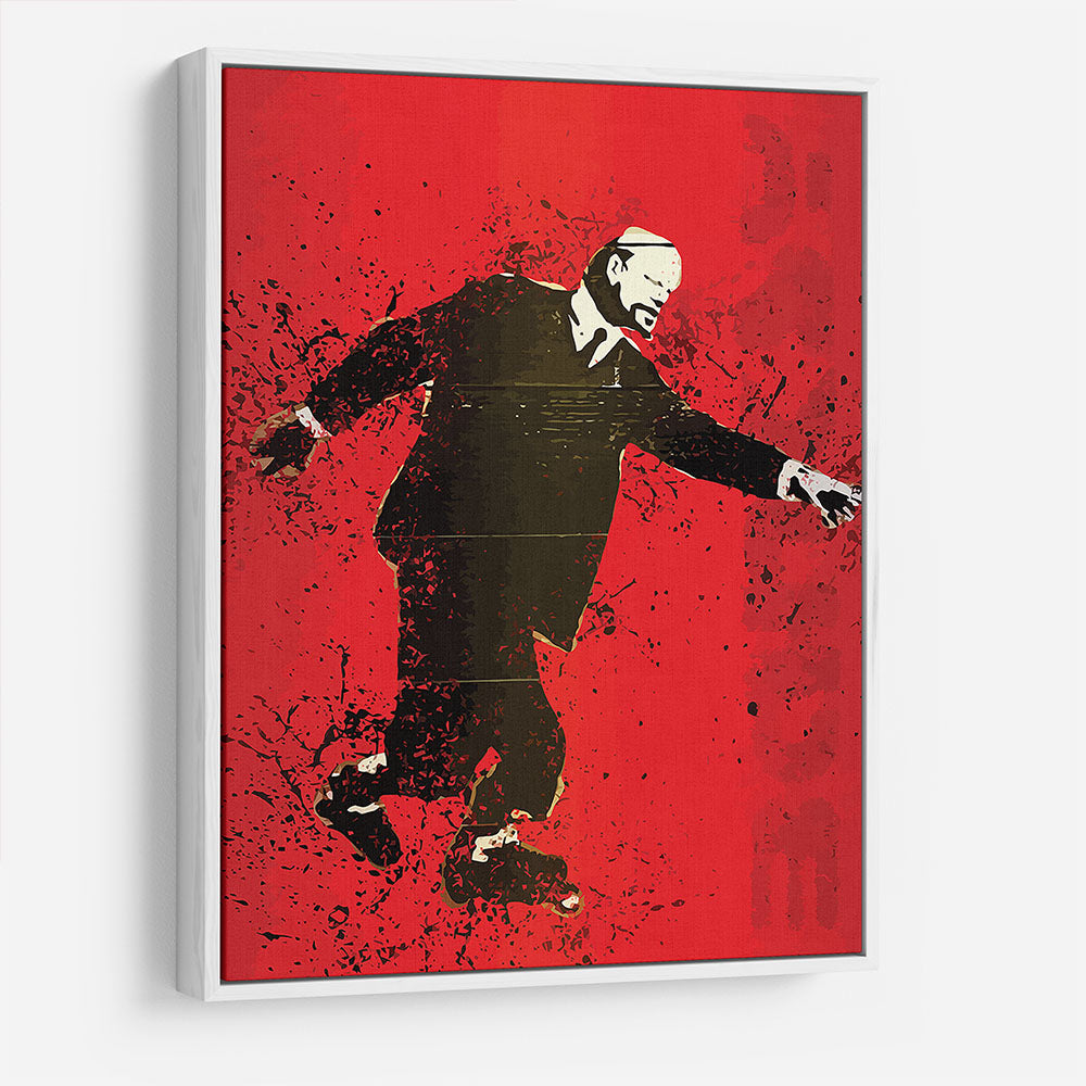Banksy Lenin on Roller Blades HD Metal Print - Canvas Art Rocks - 7