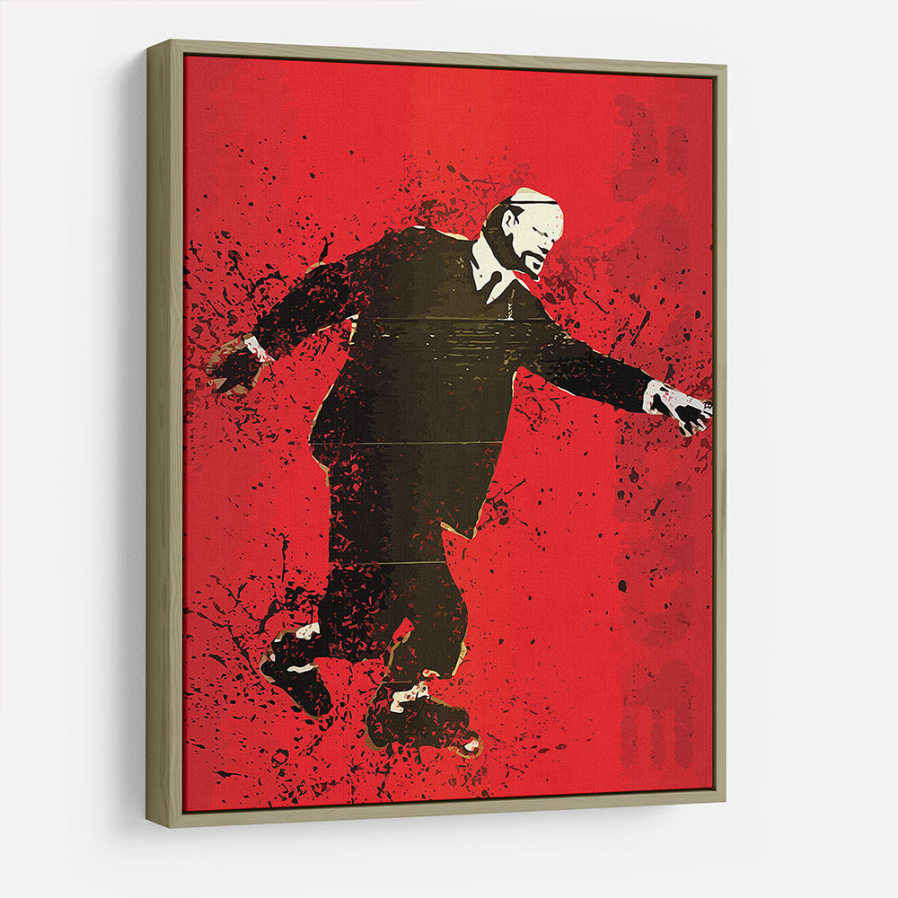 Banksy Lenin on Roller Blades HD Metal Print - Canvas Art Rocks - 8