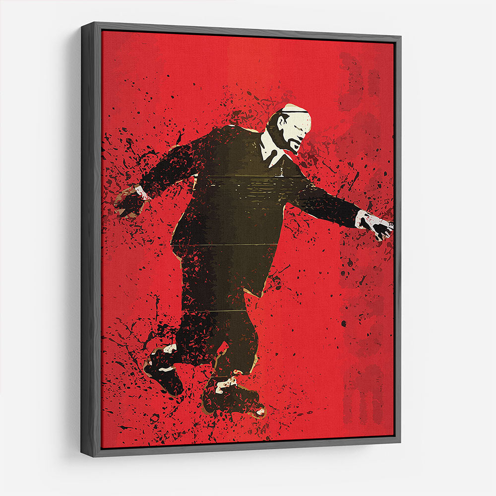Banksy Lenin on Roller Blades HD Metal Print - Canvas Art Rocks - 9