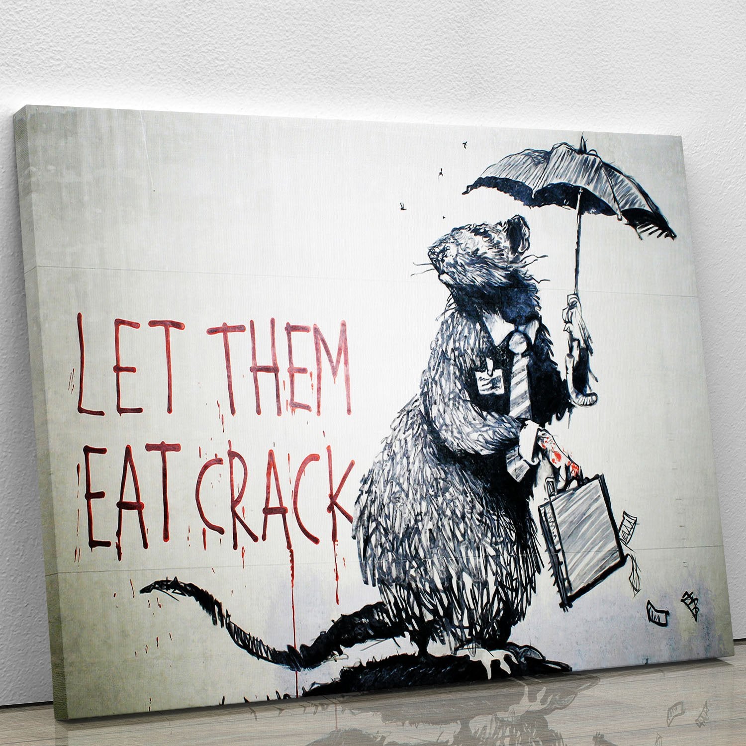 Banksy Let Them Eat Crack Canvas Print or Poster