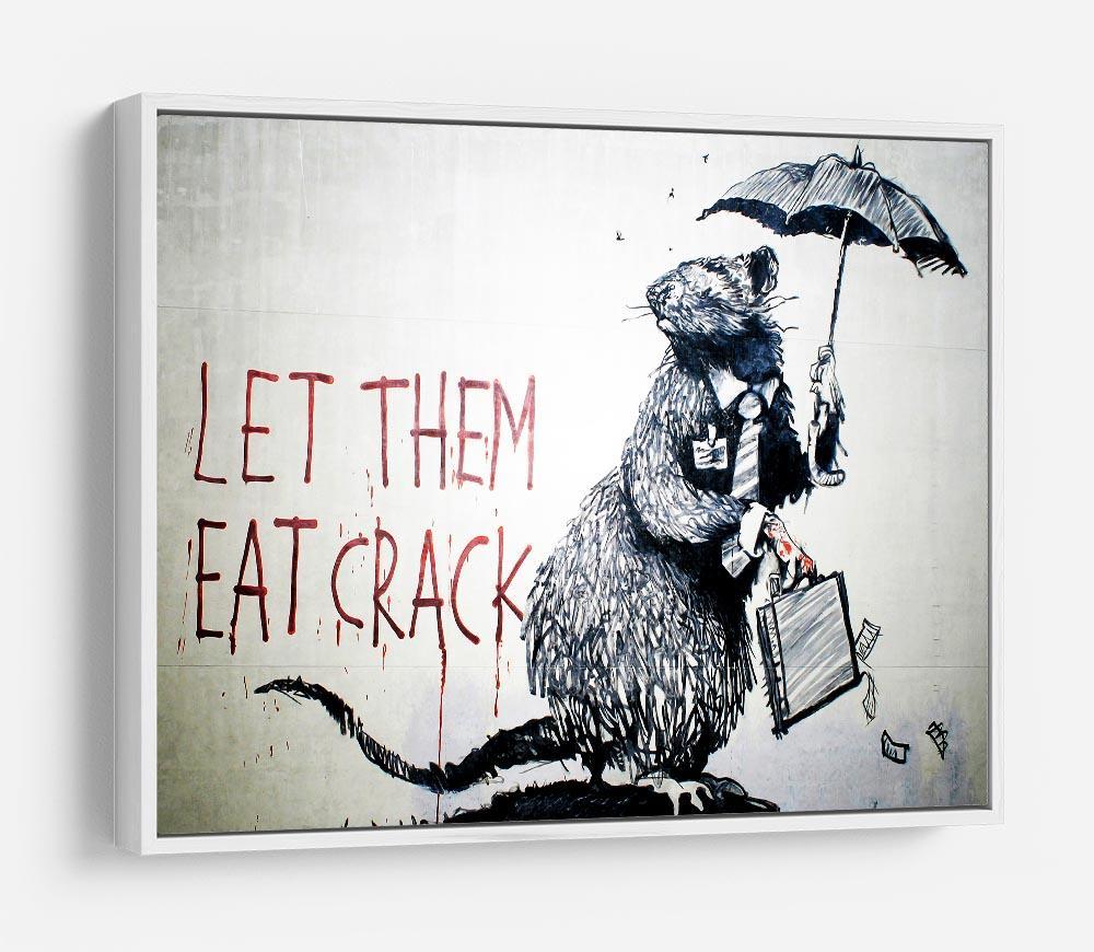 Banksy Let Them Eat Crack HD Metal Print