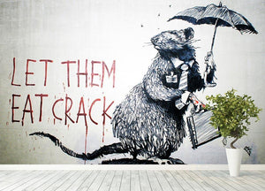 Banksy Let Them Eat Crack Wall Mural Wallpaper - Canvas Art Rocks - 4