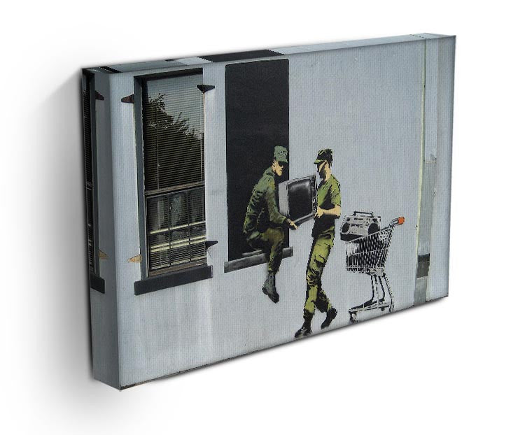 Banksy Looting Soldiers Print - Canvas Art Rocks - 3