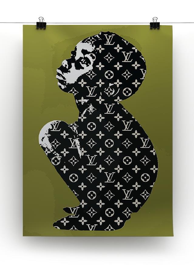 Banksy Louis Vuitton Kid Canvas Print or Poster - Canvas Art Rocks - 2