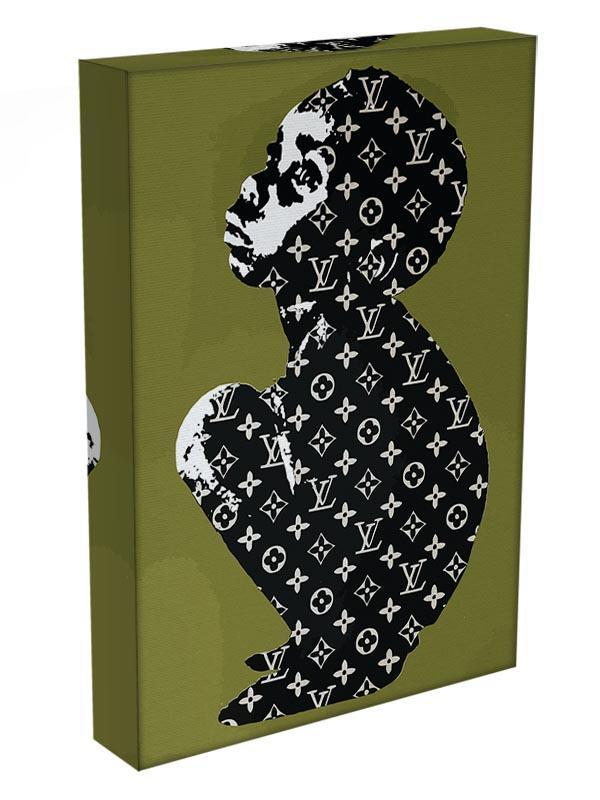 Banksy Louis Vuitton Kid Green Canvas Print or Poster