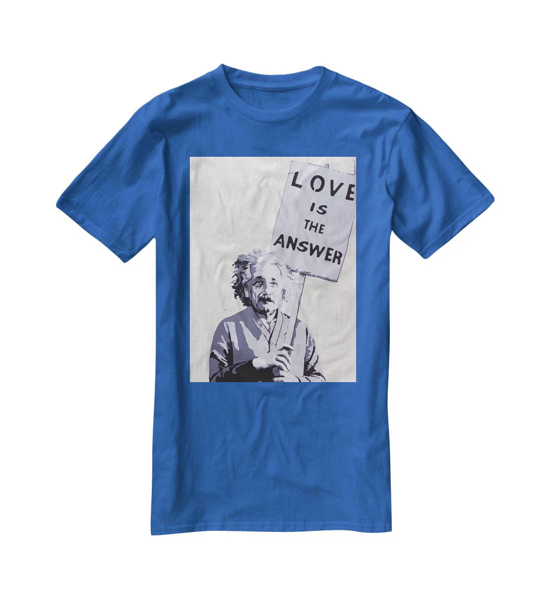 Banksy Love Is The Answer T-Shirt - Canvas Art Rocks - 2