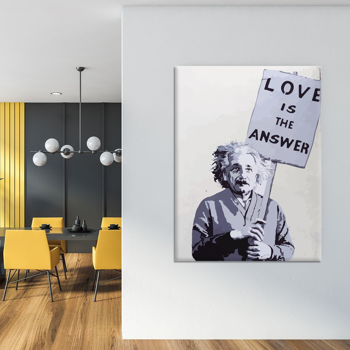 Banksy Love Is The Answer Canvas Print or Poster