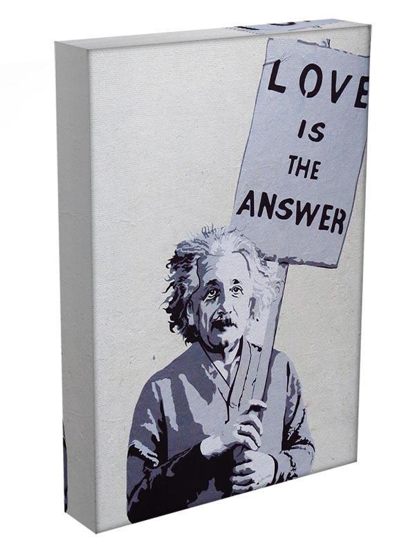 Banksy Love Is The Answer Canvas Print or Poster - Canvas Art Rocks - 3