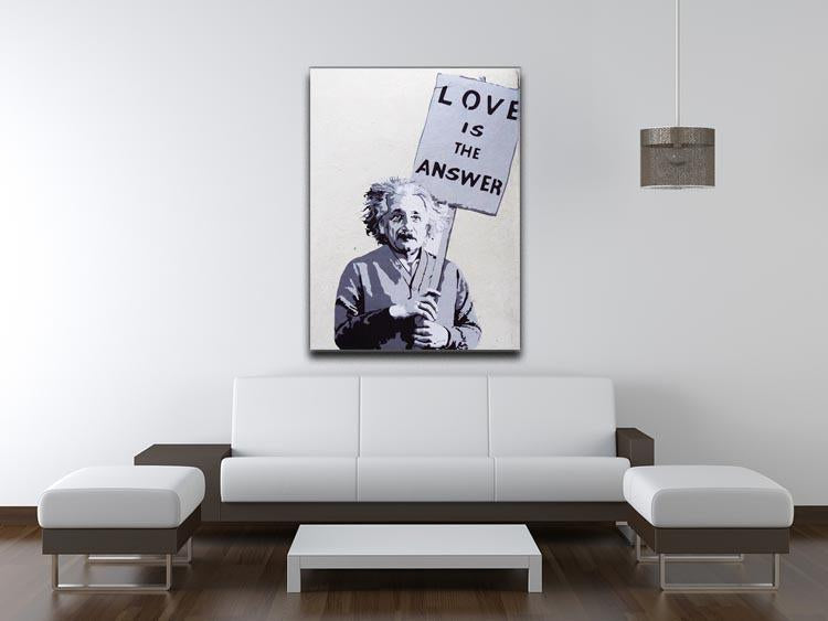 Banksy Love Is The Answer Canvas Print or Poster - Canvas Art Rocks - 4