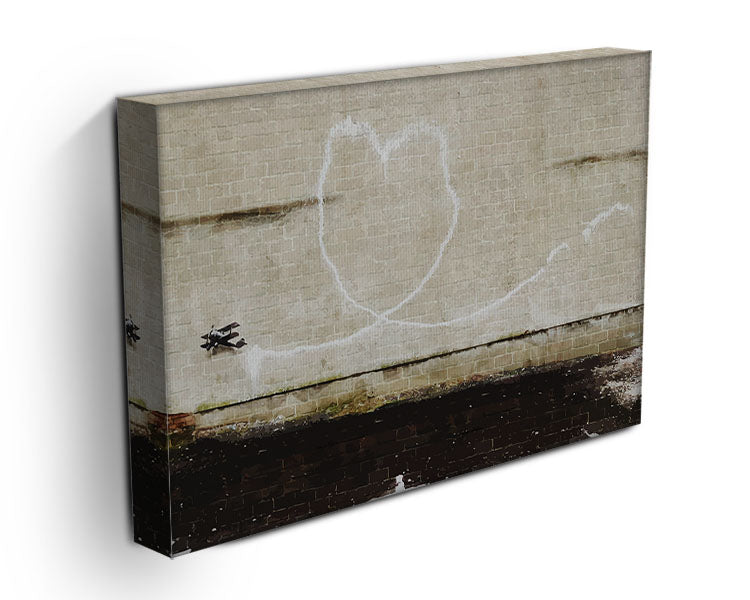 Banksy Love Plane London and Liverpool Canvas Print or Poster - Canvas Art Rocks - 3