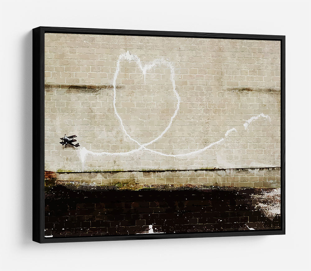 Banksy Love Plane London and Liverpool HD Metal Print - Canvas Art Rocks - 6