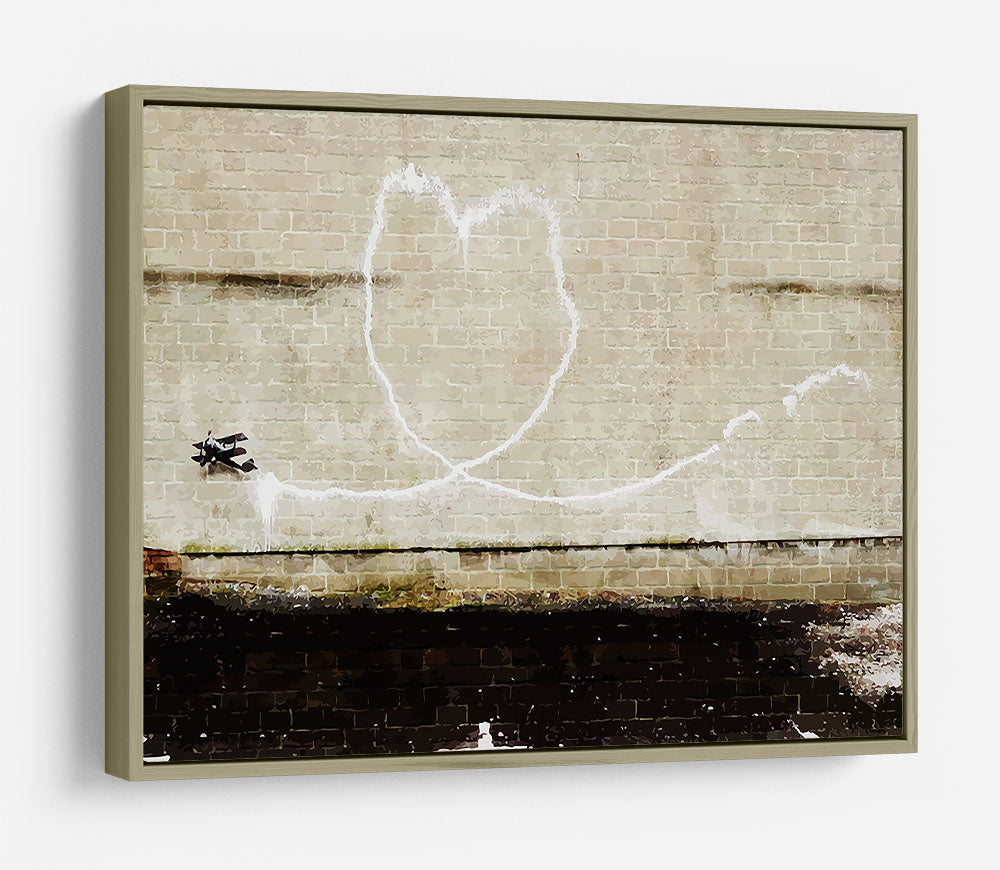 Banksy Love Plane London and Liverpool HD Metal Print - Canvas Art Rocks - 8