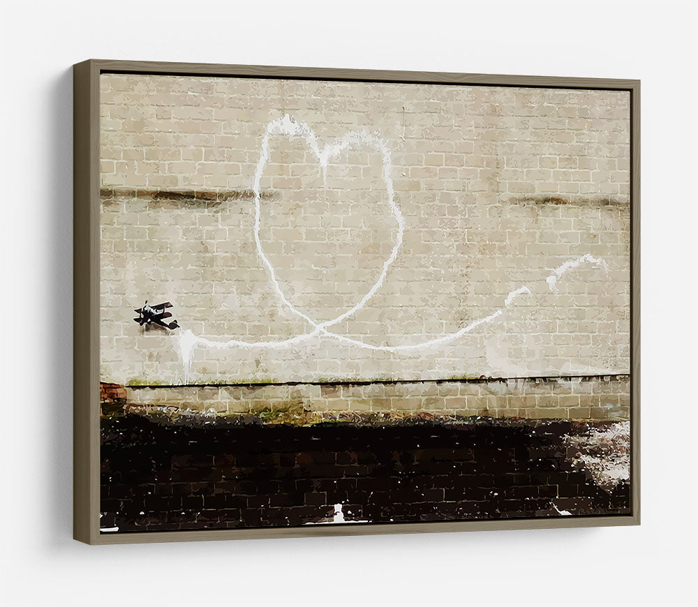 Banksy Love Plane London and Liverpool HD Metal Print - Canvas Art Rocks - 10