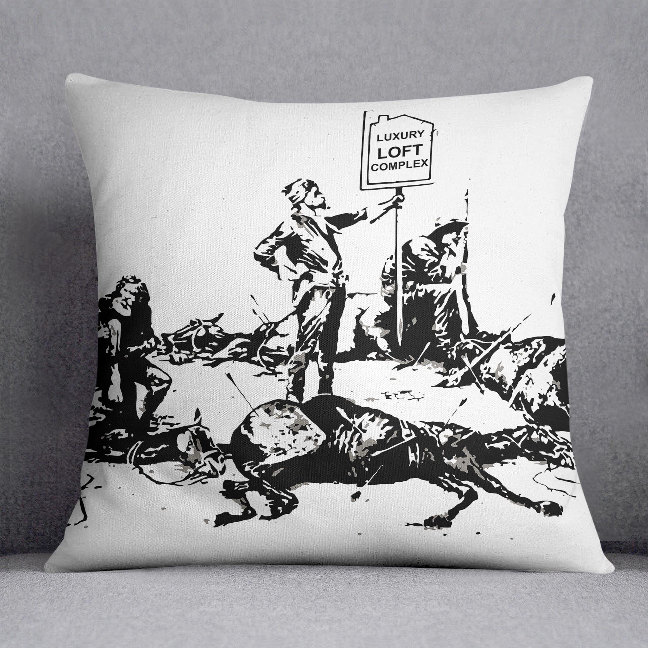 Banksy Luxury Loft Cushion