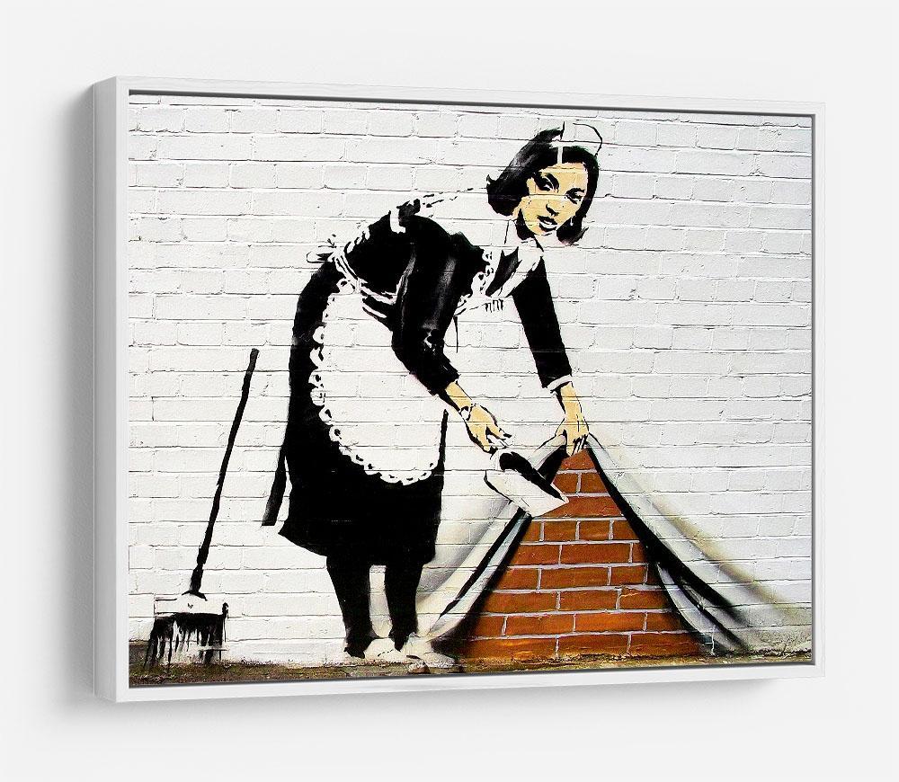 Banksy Maid Sweeping Under The Carpet HD Metal Print