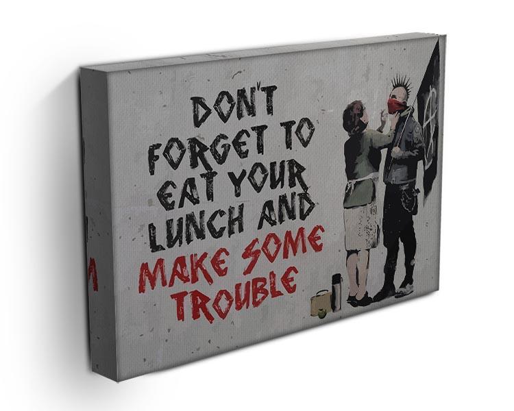 Banksy Make Some Trouble Canvas Print or Poster - Canvas Art Rocks - 3