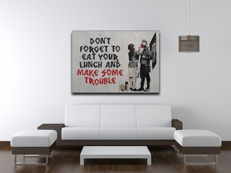 Banksy Make Some Trouble Canvas Print or Poster - Canvas Art Rocks - 4