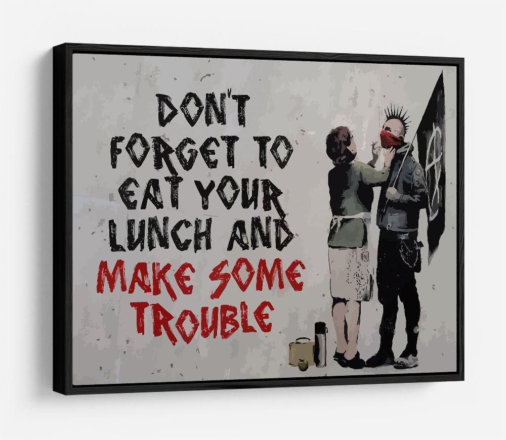 Banksy Make Some Trouble HD Metal Print
