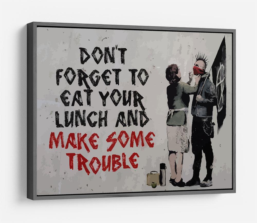 Banksy Make Some Trouble HD Metal Print