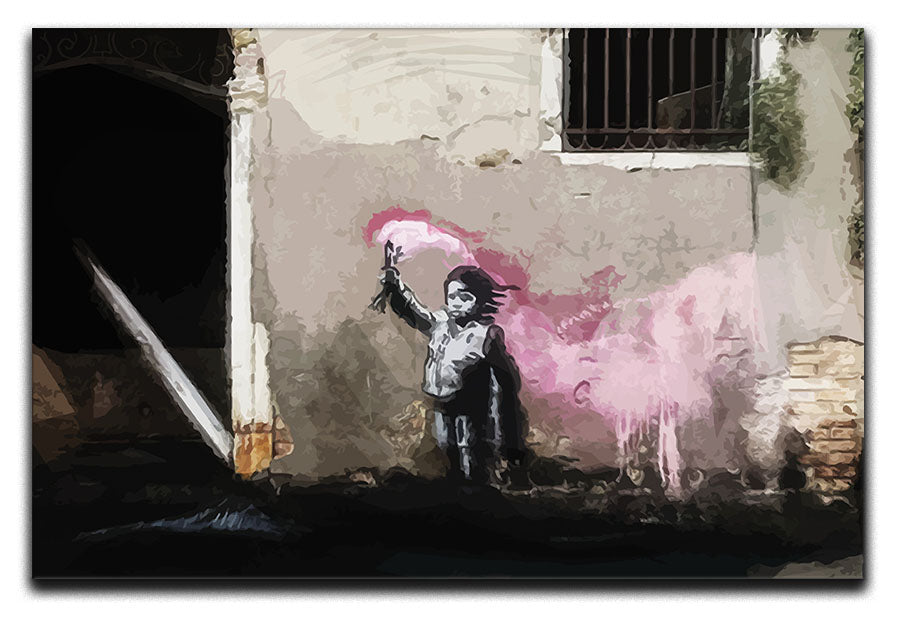Banksy Migrant Child Venice Canvas Print or Poster - Canvas Art Rocks - 1