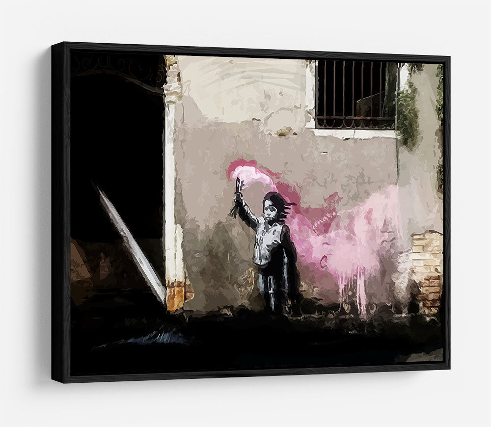 Banksy Migrant Child Venice HD Metal Print - Canvas Art Rocks - 6