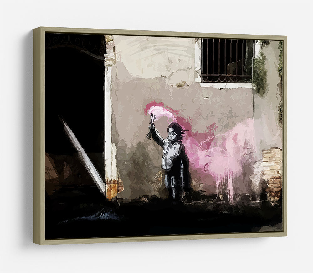 Banksy Migrant Child Venice HD Metal Print - Canvas Art Rocks - 8
