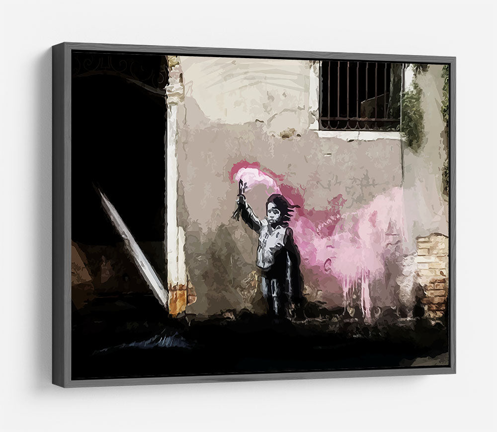 Banksy Migrant Child Venice HD Metal Print - Canvas Art Rocks - 9