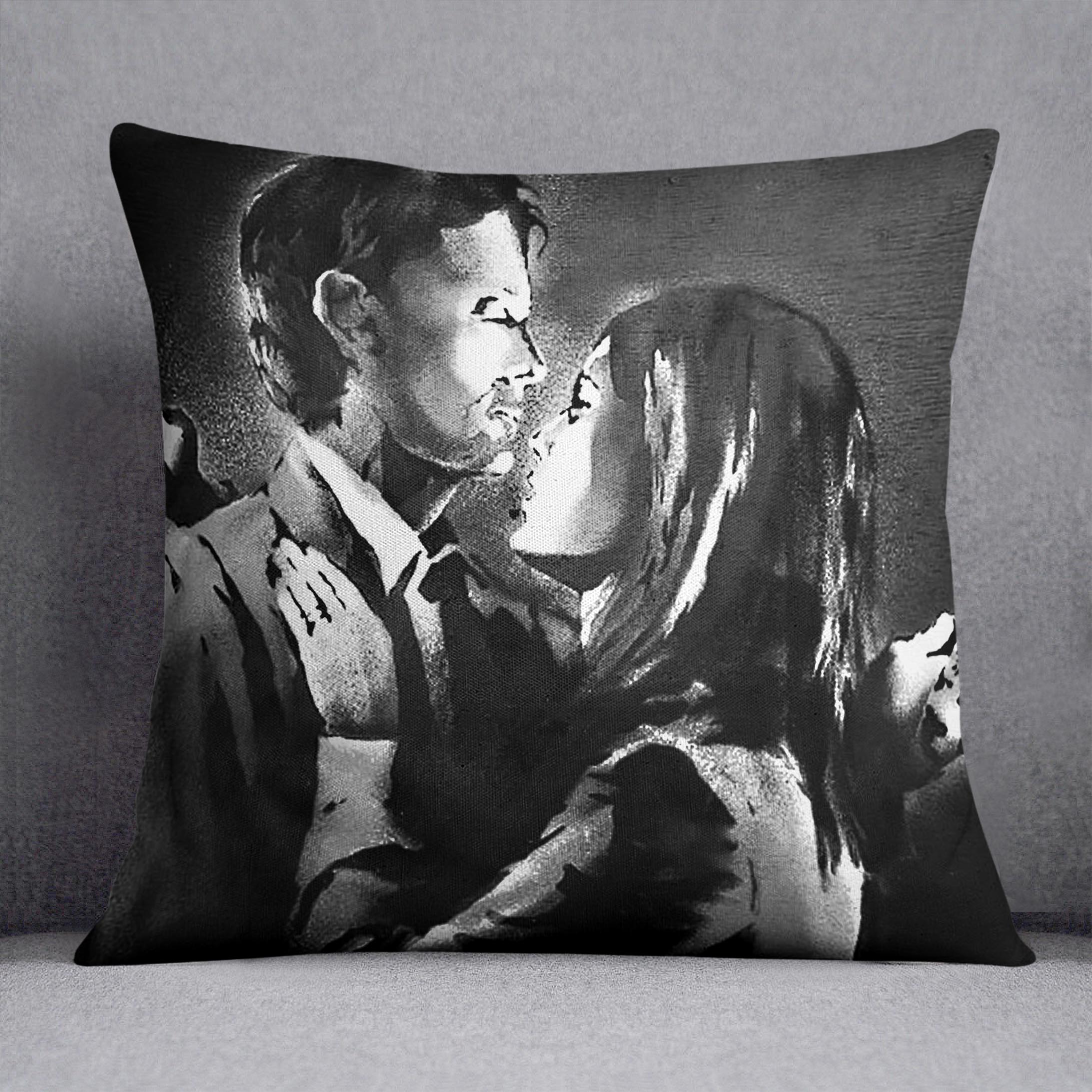 Banksy Mobile Lovers Cushion