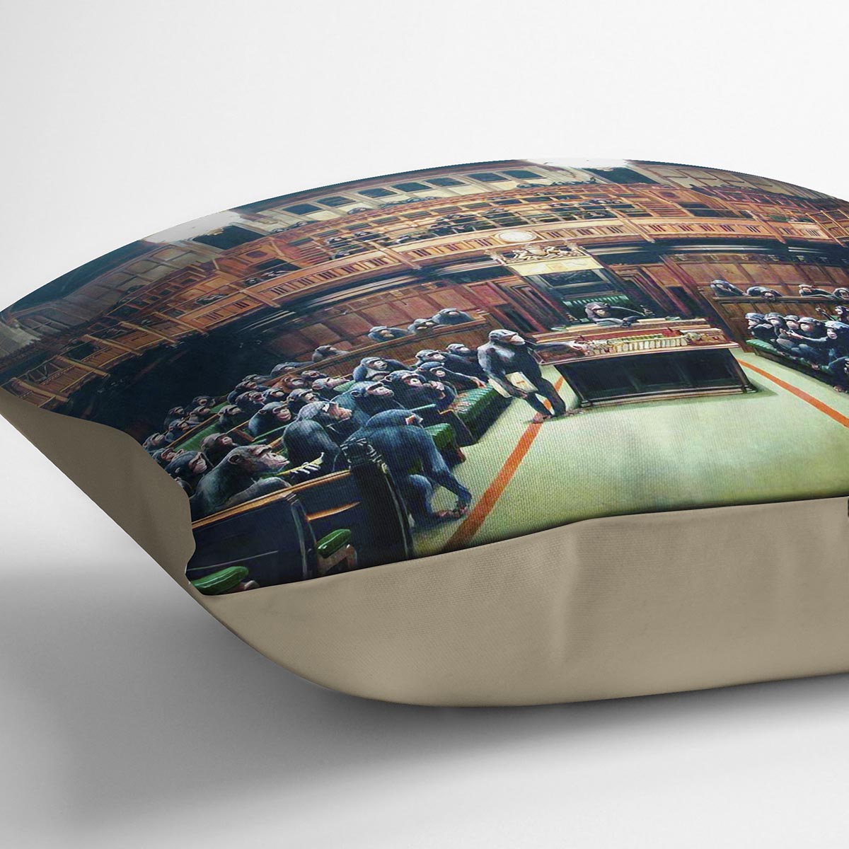 Banksy Monkey Parliament Cushion