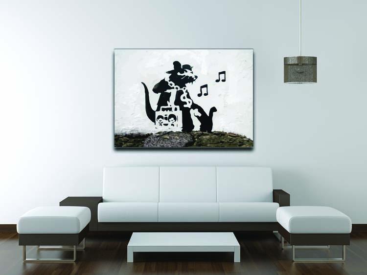 Banksy Music Rat Canvas Print or Poster - Canvas Art Rocks - 4