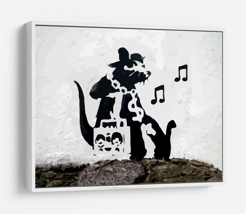 Banksy Music Rat HD Metal Print