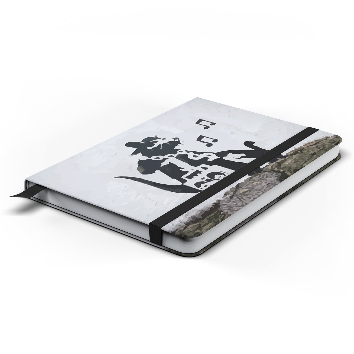 Banksy Music Rat Notebook