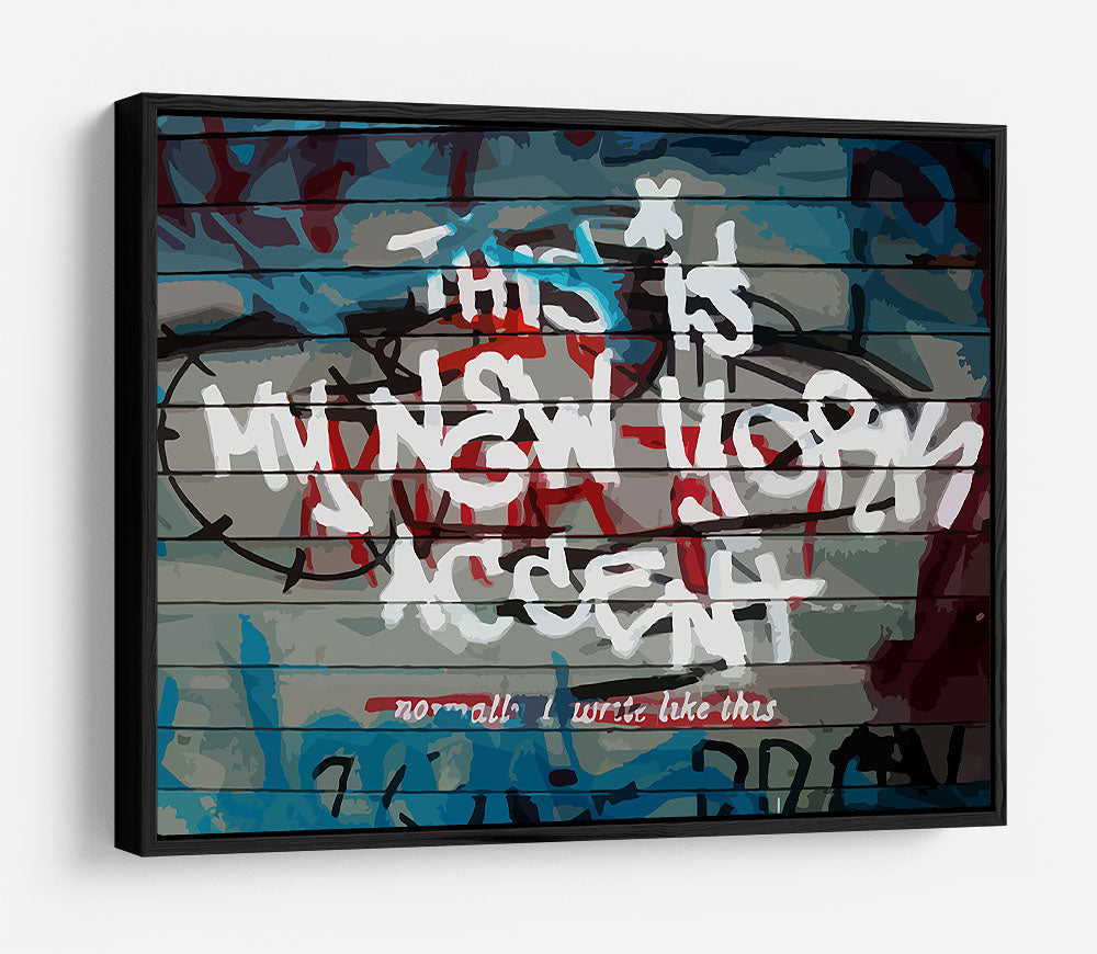 Banksy New York Accent HD Metal Print - Canvas Art Rocks - 6