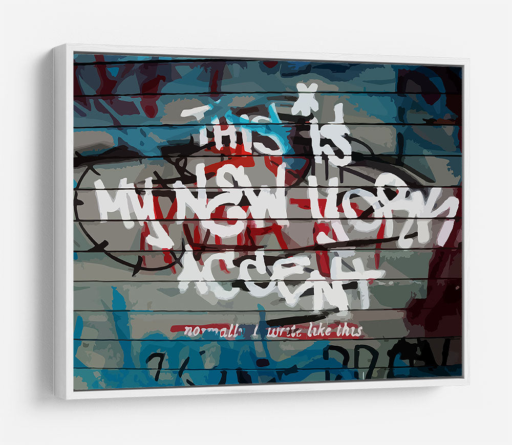 Banksy New York Accent HD Metal Print - Canvas Art Rocks - 7