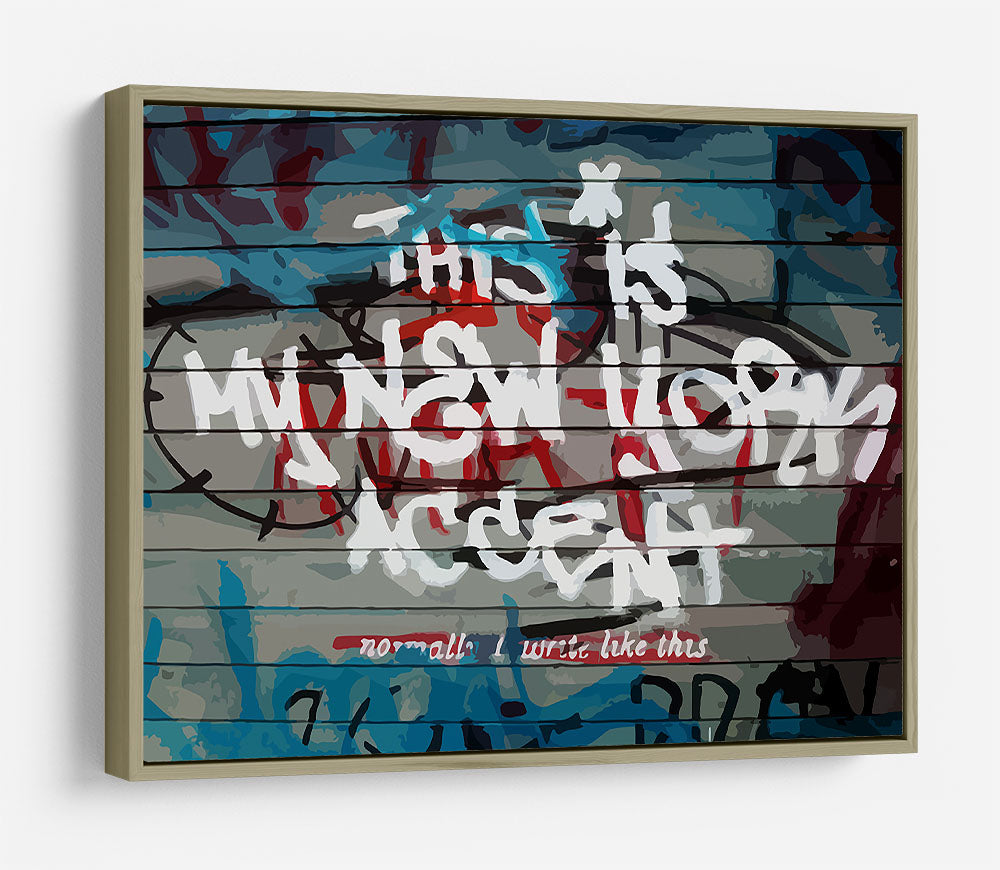 Banksy New York Accent HD Metal Print - Canvas Art Rocks - 8