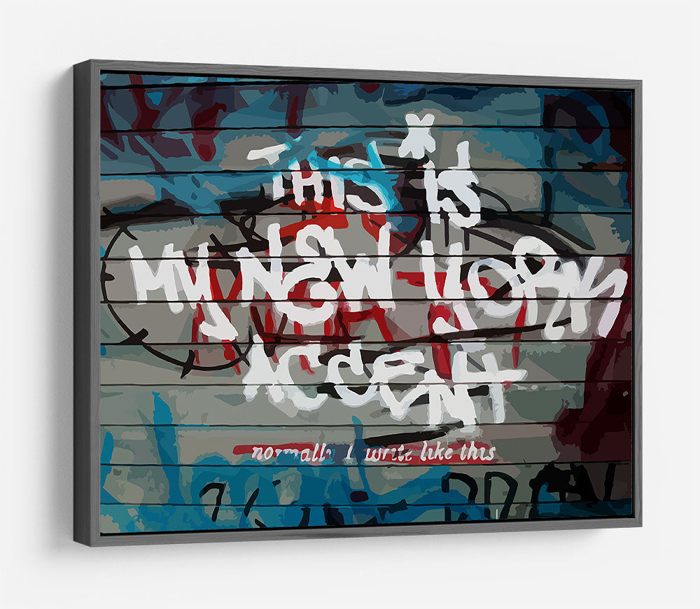 Banksy New York Accent HD Metal Print - Canvas Art Rocks - 9