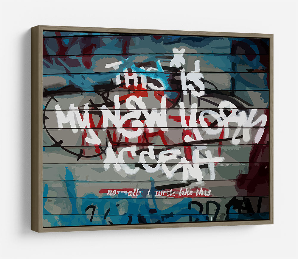 Banksy New York Accent HD Metal Print - Canvas Art Rocks - 10