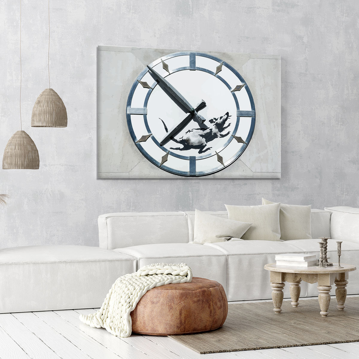 Banksy New York Clock Rat Canvas Print or Poster - Canvas Art Rocks - 6