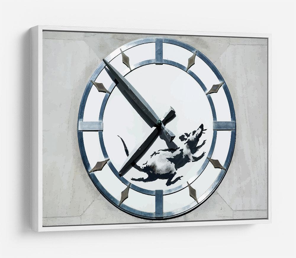Banksy New York Clock Rat HD Metal Print
