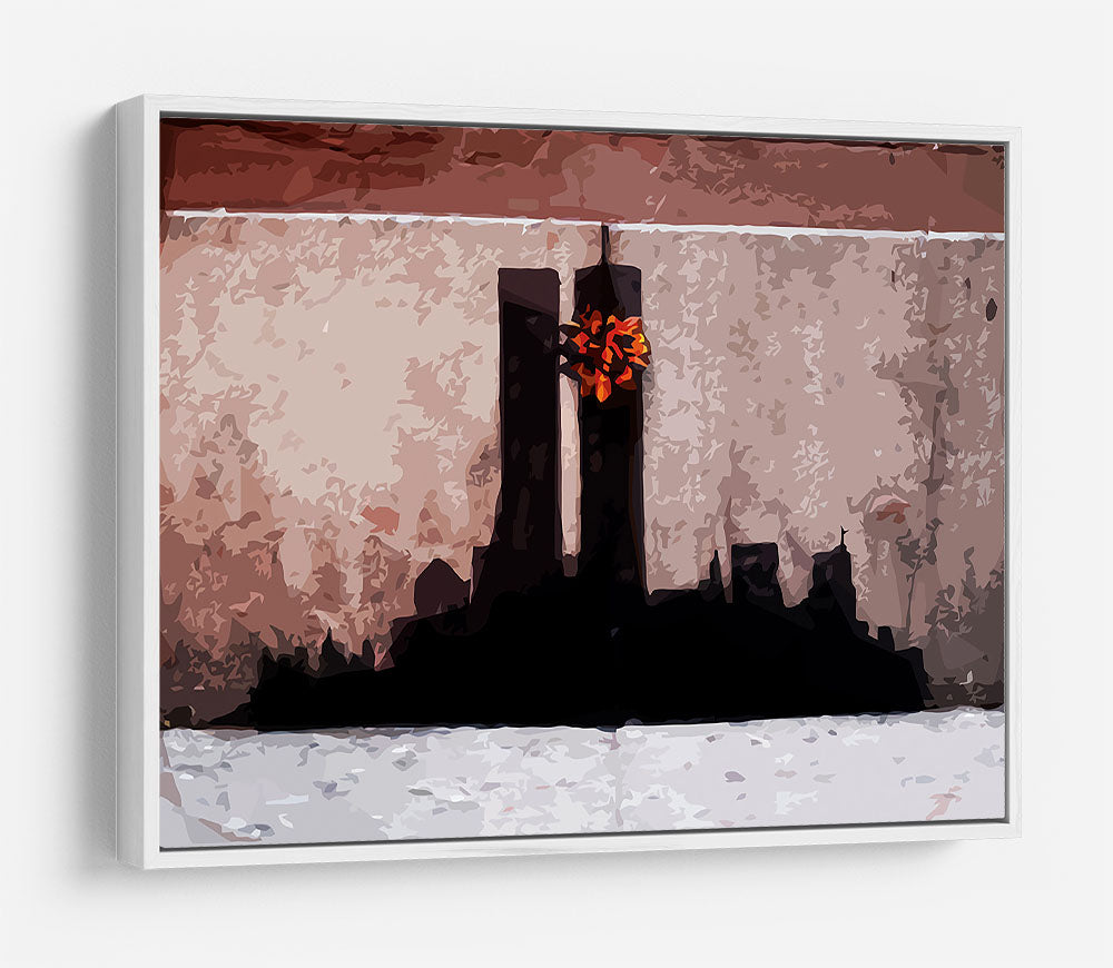 Banksy New York Twin Towers HD Metal Print - Canvas Art Rocks - 7