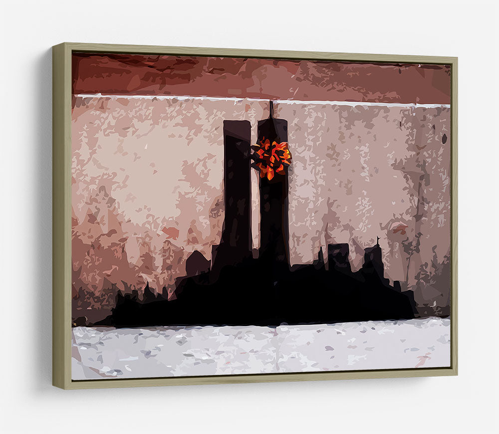 Banksy New York Twin Towers HD Metal Print - Canvas Art Rocks - 8