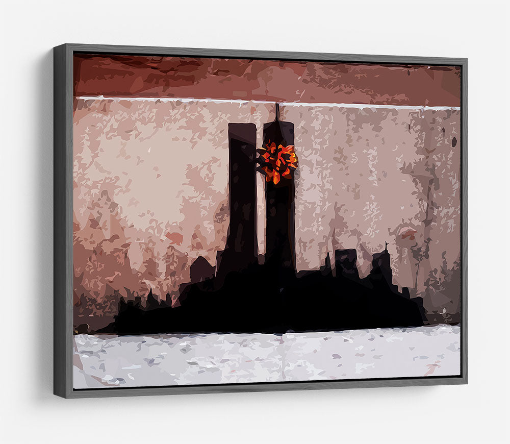 Banksy New York Twin Towers HD Metal Print - Canvas Art Rocks - 9