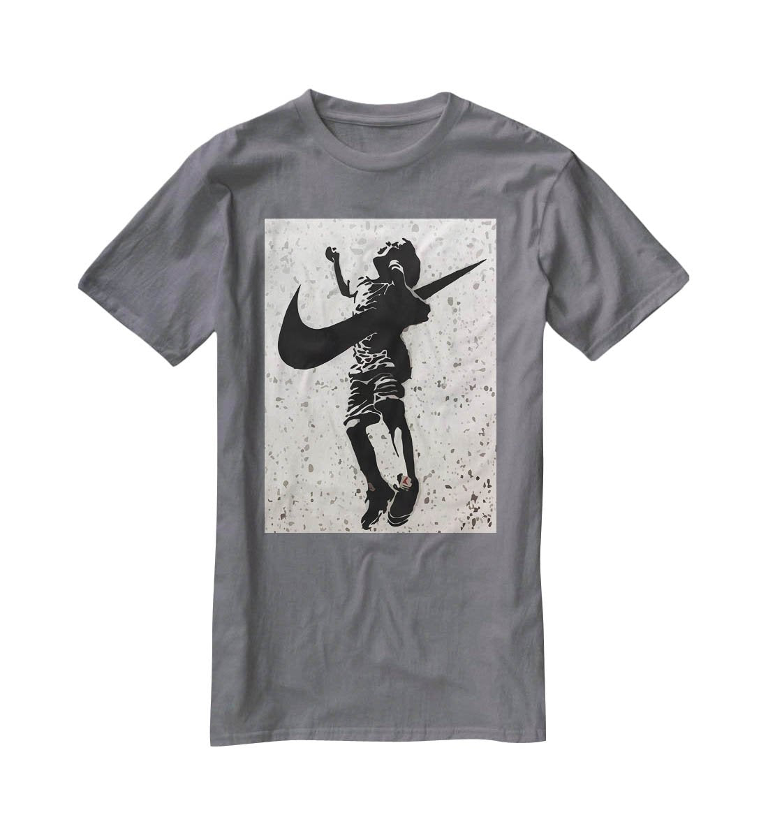 Banksy Nike T-Shirt - Canvas Art Rocks - 3