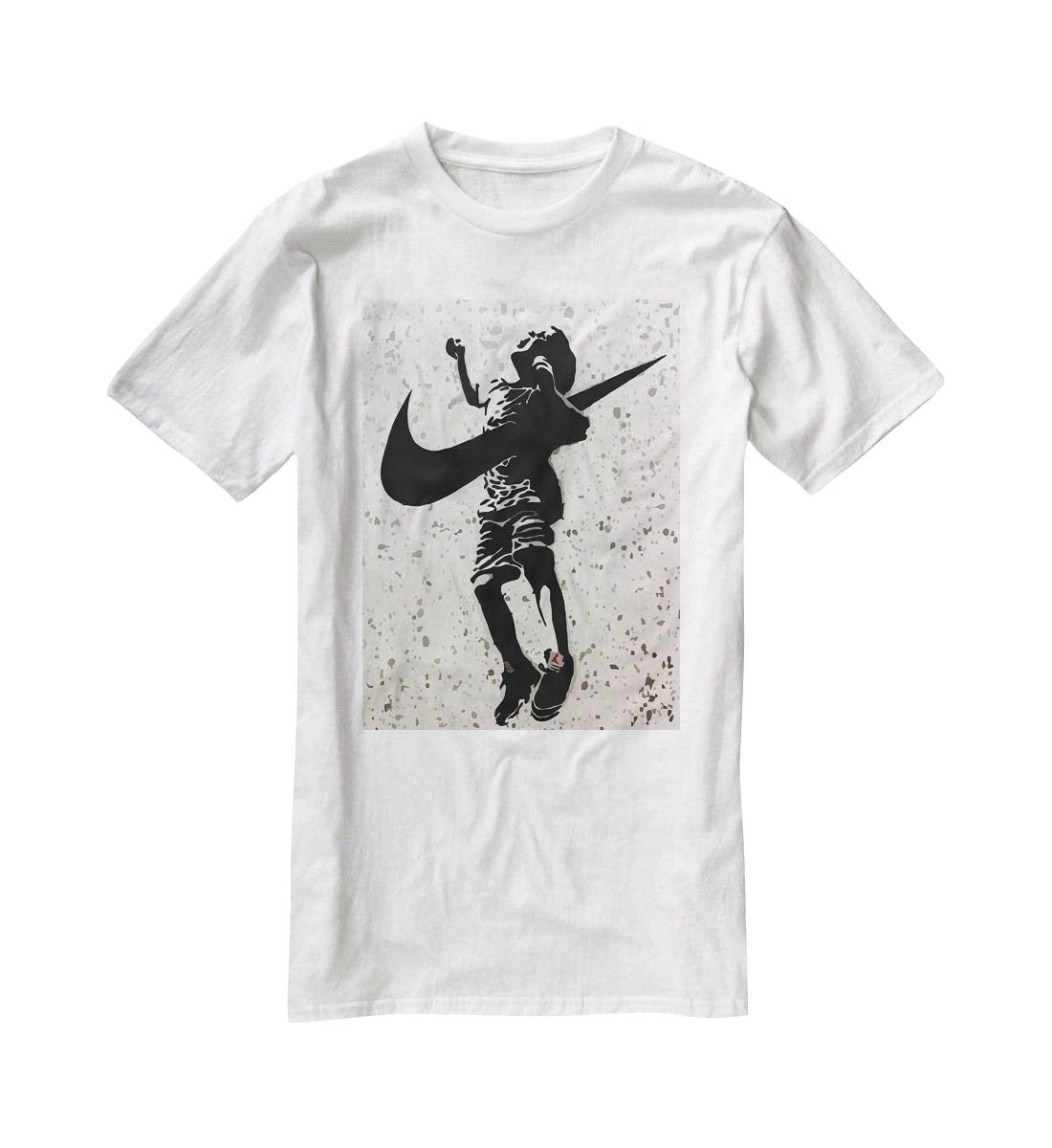 Banksy Nike T-Shirt - Canvas Art Rocks - 5